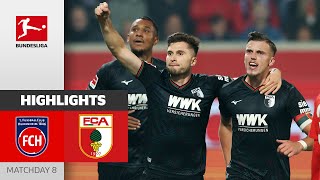 Thrilling 7  GoalsSpectacle  Heidenheim  Augsburg 25  Highlights  Matchday 8 – Bundesliga [upl. by Adnuahs752]