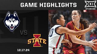 Iowa State vs 4 UConn Game Highlights  202425 Big 12 Women’s Basketball [upl. by Somisareg]