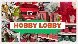 HOBBY LOBBY  SHOP With Me Christmas 1st Look 2024 [upl. by Irt]