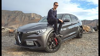 LALFA ROMEO STELVIO QUADRIFOGLIO EST UN SUVSUPERCAR ESSAI À DUBAI [upl. by Seni]