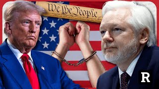 Julian Assange BREAKS silence slams CIA stooge Mike Pompeo and MAGA wolves  Redacted News [upl. by Haerle]