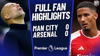 Arsenal BLUNT Man City Masterclass Manchester City 00 Arsenal Highlights [upl. by Eniamart]