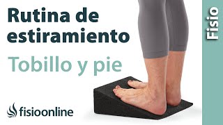 Estiramiento de la musculatura anterior del pie y tobillo [upl. by Lotsirb]