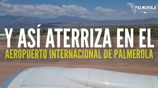 Así de seguros y tranquilos son los aterrizajes en el Aeropuerto Internacional de Palmerola [upl. by Einnek]