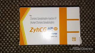 HCG 5000 IU  Human Chorionic Gonadotrophin Injection Uses Side Effects Composition Price [upl. by Nilla]