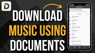 How To Download Music On iPhone Using Documents App EASY [upl. by Bendite]