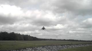 AH64 Apache Low Fly Over Ech Field [upl. by Pacifica]