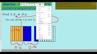 Dividing Decimals by Decimals Models [upl. by Vincenta]