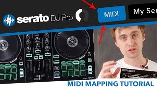 Midi Mapping on Serato DJ Pro How To Customise Your Controller [upl. by Arikat640]