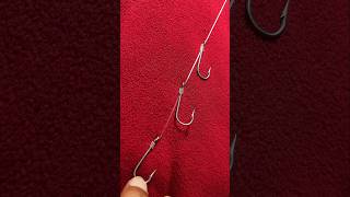 FISHING KNOTS TRIPLE HOOKS IN 1 LINE  EASY AND STRONG fishing fishingknot fishingtechniques [upl. by Malim]