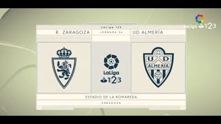 Previa Real Zaragoza vs UD Almería [upl. by Jacinthe495]