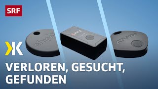 Tracker im Test Bluetooth und GPS helfen bei digitaler Suche  2023  Kassensturz  SRF [upl. by Adnovahs]