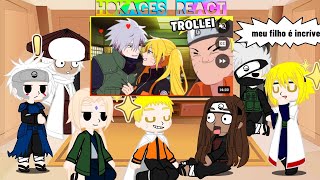 HOKAGES react a MEMES DE NARUTO ❤️😂 HOKAGES de KONOHA REACT A MEMES [upl. by Cumings]