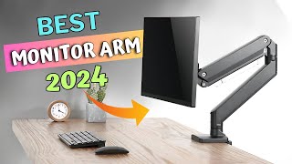 BEST Monitor Arm for 2024  TOP 5 for Ultimate Workspace [upl. by Harrak959]