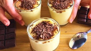 Ванильный Пудинг  Десерт без выпечки за 5 минут  Vanilla Pudding [upl. by Emoreg]