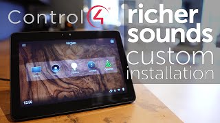 Control4 Home Automation System Preview  Richer Sounds Custom Installation [upl. by Jandel]