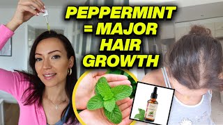 What you NEED to know about peppermint oil for FAST hair growth [upl. by Yerffe]