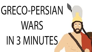 GrecoPersian Wars  3 Minute History [upl. by Burack]