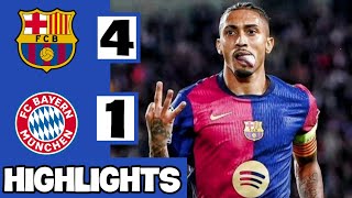 🔴 Barcelona vs Bayern Munich 41 all Goals amp Extended HighLights  UEFA Champions [upl. by Anilra]