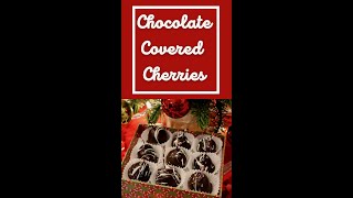 HOW TO MAKE CHOCOLATE COVERED CHERRIES VEGAN [upl. by Ecirtnuahs687]