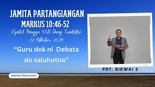 JAMITA PARTANGIANGAN EPISTEL MINGGU XXII DUNG TRINITATIS 27 OKTOBER 2024 [upl. by Nelly904]