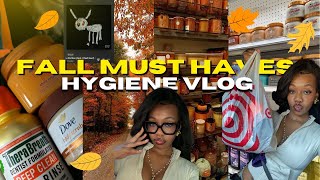 Come Fall Hygiene shopping with me at target amp tj maxx under 100fall must haves  fall playlist 🍂 [upl. by Shoifet]