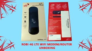 Robi 4G LTE WIFI Modem  Model Xtra U30  Unboxing  Bangla [upl. by Anawad57]