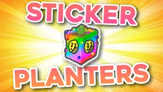 How To Get Sticker Planters Fast BEST METHODS in ROBLOX Bee Swarm Simulator Tips and Tricks [upl. by Neelrad]