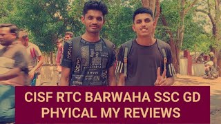 SSC GD PETPST CISF BARWAHA GROUND MP  my experience and inquirers ✅ [upl. by Inhsor]