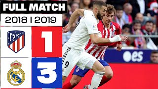 Atlético de Madrid vs Real Madrid 13 20182019 PARTIDO COMPLETO [upl. by Hcab457]