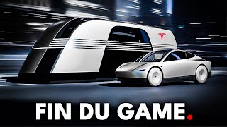 Tesla Présente le Cybercab et le Robovan 100 Autonome [upl. by Annal]