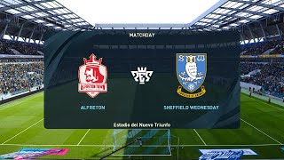 Alfreton Town vs Sheffield Wednesday 06072024 Club Friendlies PES 2021 [upl. by Ailecec]