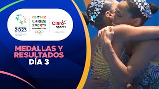 Juegos Centroamericanos 2023 Día 3  Highlights medallas y resultados de hoy  Claro Sports USA [upl. by Siekram]