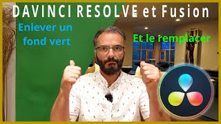 TUTO Davinci Resolve fusion Fond Vert [upl. by Dione]