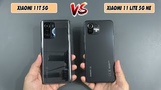 Xiaomi 11T vs Xiaomi 11 Lite 5G NE  SpeedTest and Camera comparison [upl. by Lauzon]