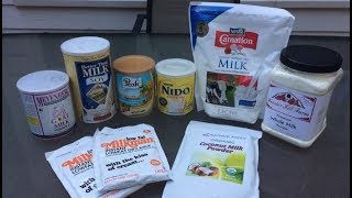 8 Best Powdered Milk Brands Taste Test RESULTS [upl. by Ellesor723]