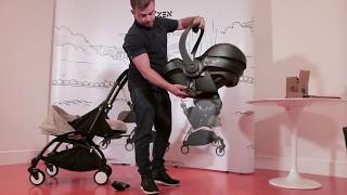 BABYZEN  How to affix car seat onto YOYO [upl. by Kcirredal]