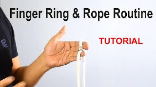 Best Magic With A Finger Ring amp Rope [upl. by Wallinga348]