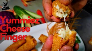 Yummiez Cheese Finger II Homemade Cheese Sticks II Fried Mozzarella Cheese Sticks [upl. by Eidnac803]