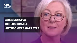 Irish senator says her blood boils after hearing Israeli justifications for Gaza deaths [upl. by Rehpotsihc]