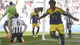 Newcastle United v Swansea City 12 All Goals amp Highlights 19042014 [upl. by Mosa]