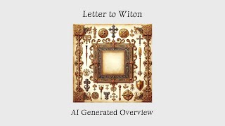 Overview Letter to Witon the Archbishop of Rouen AI Summary  Hervaeus of Rheims [upl. by Cinimod]