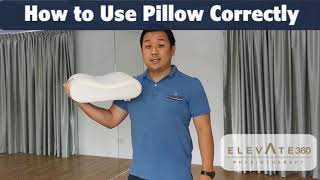 Physiotherapists Advice How to Use The Contour Pillow [upl. by Tekcirk]