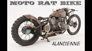 moto rat bike custom bobber steampunk [upl. by Hildegard183]