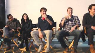 Cougar Town LA Viewing Party QampAInterviews [upl. by Yelwar23]