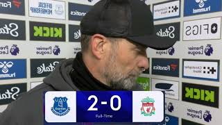 Jürgen Klopp Post Match Interview  Everton 20 Liverpool [upl. by Portie]