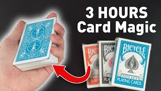 ASMR 3 HOURS of CARD MAGIC Tutorials [upl. by Alexandro]