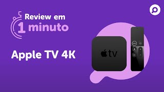 Smart TV Box Apple TV 4K  Análise  REVIEW EM 1 MINUTO  ZOOM [upl. by Adnotal]