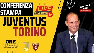 DIRETTA VIDEO CONFERENZA STAMPA ALLEGRI PRE JUVENTUS TORINO [upl. by Farlay932]