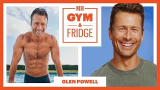 Glen Powell Shows Off His Gym amp Fridge  Gym amp Fridge  Mens Health [upl. by Eatnad]